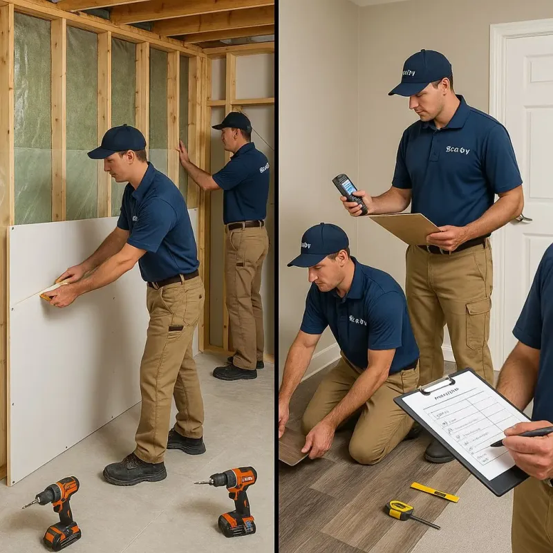 Repairs and Reconstruction process in San Juan Bautista, CA